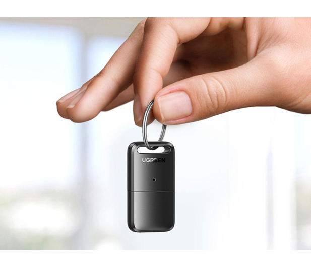 UGREEN Odbiornik USB Bluetooth 5.3 CM591 LED zasięg 20m czarny - 1488891 - zdjęcie 5